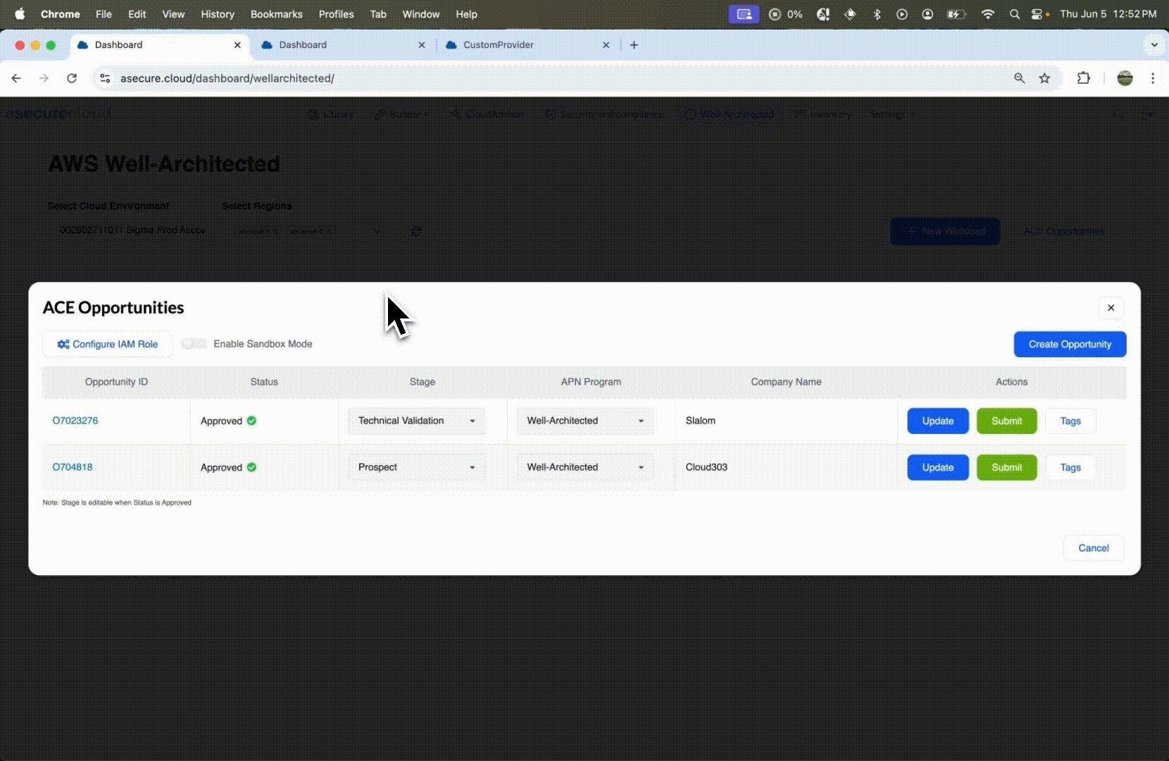 ACE Integration - Customer Engagements Program